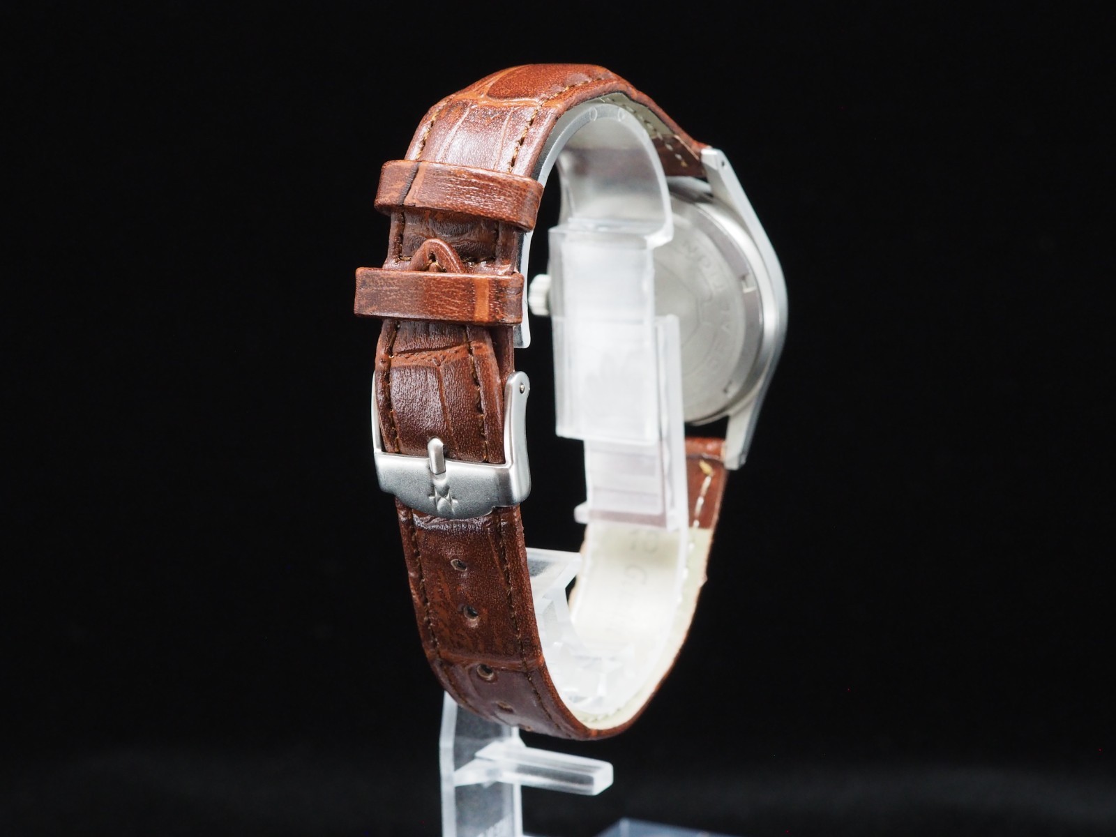 Rare Vintage Near MINT Hamilton EFA Black Dial Quartz 32mm Mens Watch JAPAN