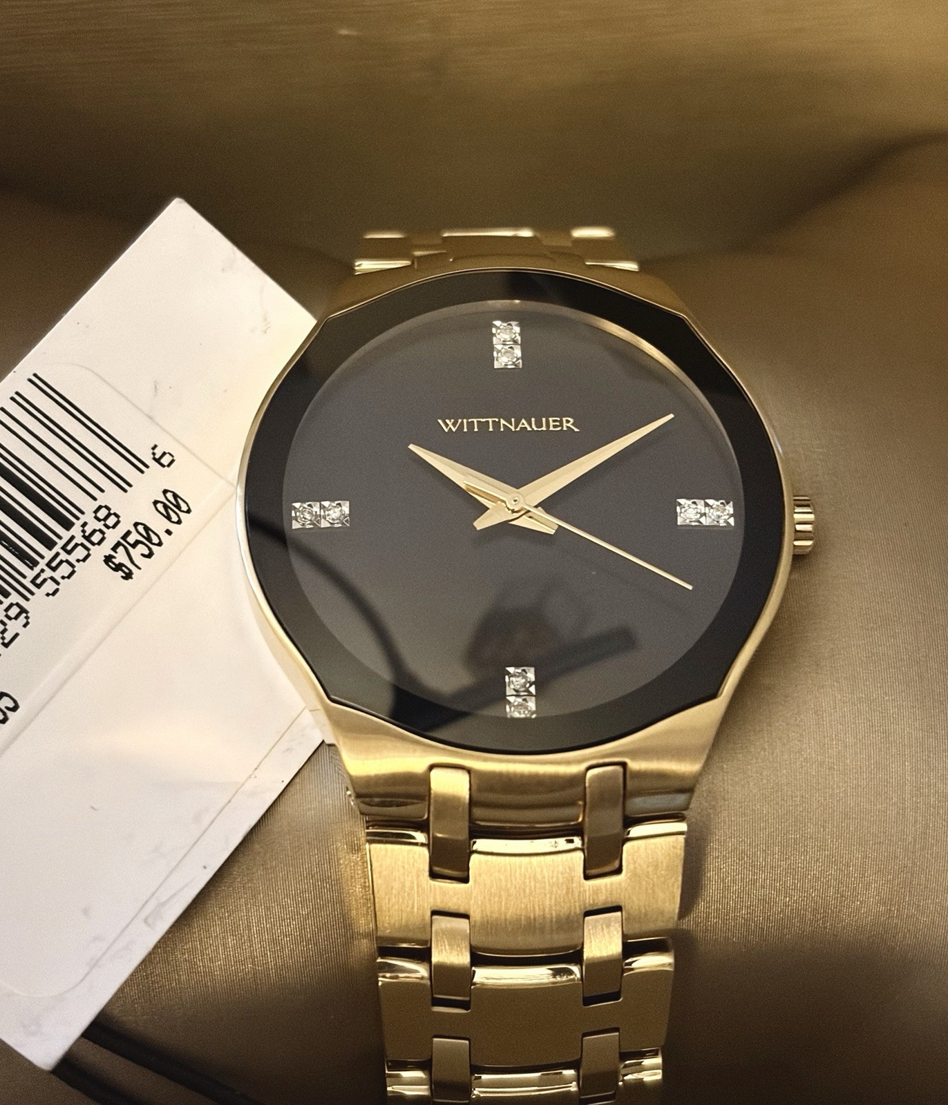 Wittnauer WN4095 Women’s Laureate Collection Black Dial Quartz