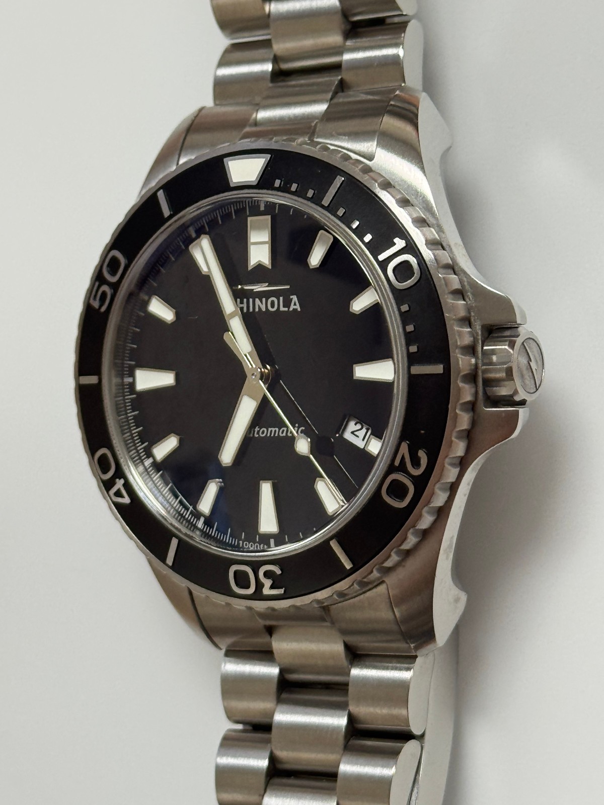 Shinola Watch Lake Superior Monster Automatic 43mm GREAT USED CONDITION