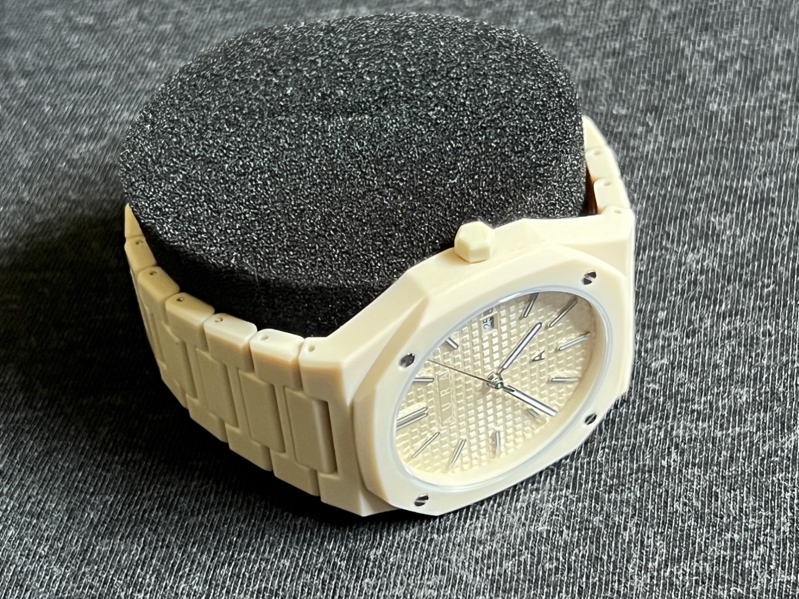 AURA Polycarbonate: ALMOND Color (The Viral Discontinued Watch-Super Rare Color)
