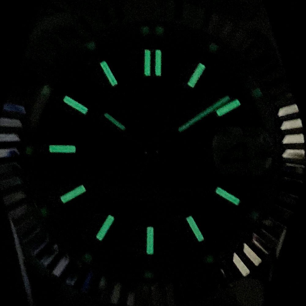 36mm 39mm Black Round Bezel Sapphire Glass 20ATM Men NH35A Mechanical Watches