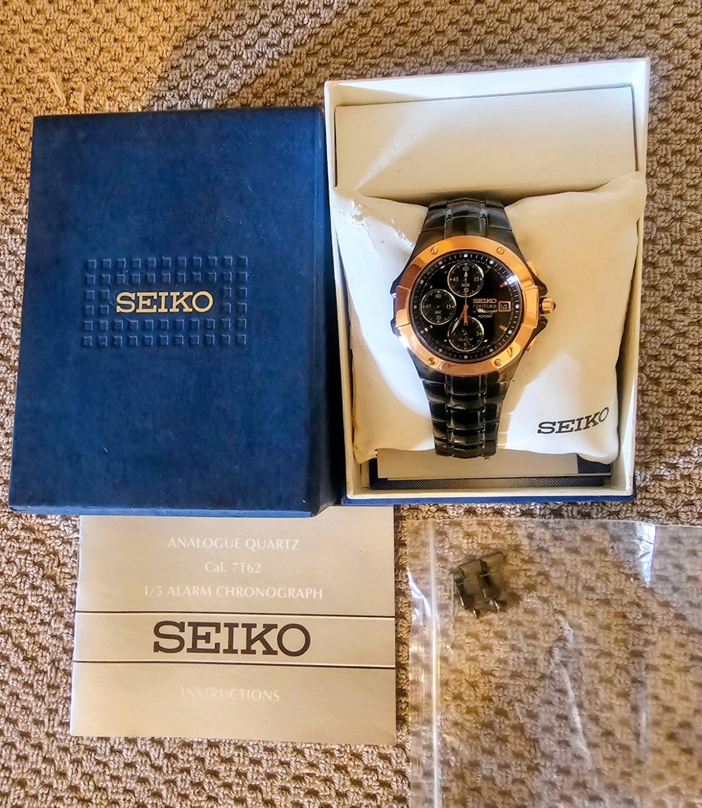 Seiko coutura chronograph Watch.