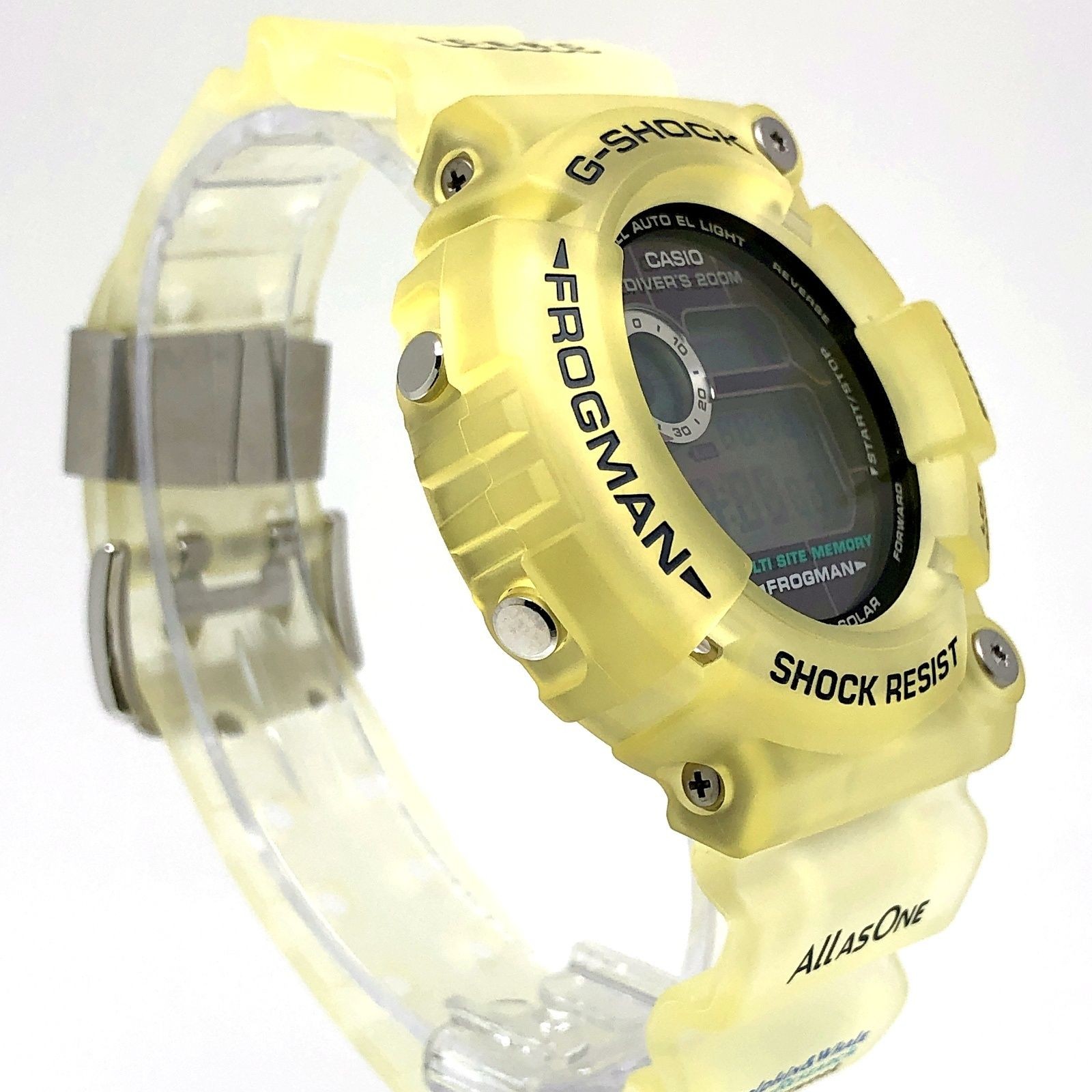 G SHOCK G SHOCK Casio Watch GW 202AK 7 FROGMAN Ilkuzhi 2002 Tough Solar Skeleton