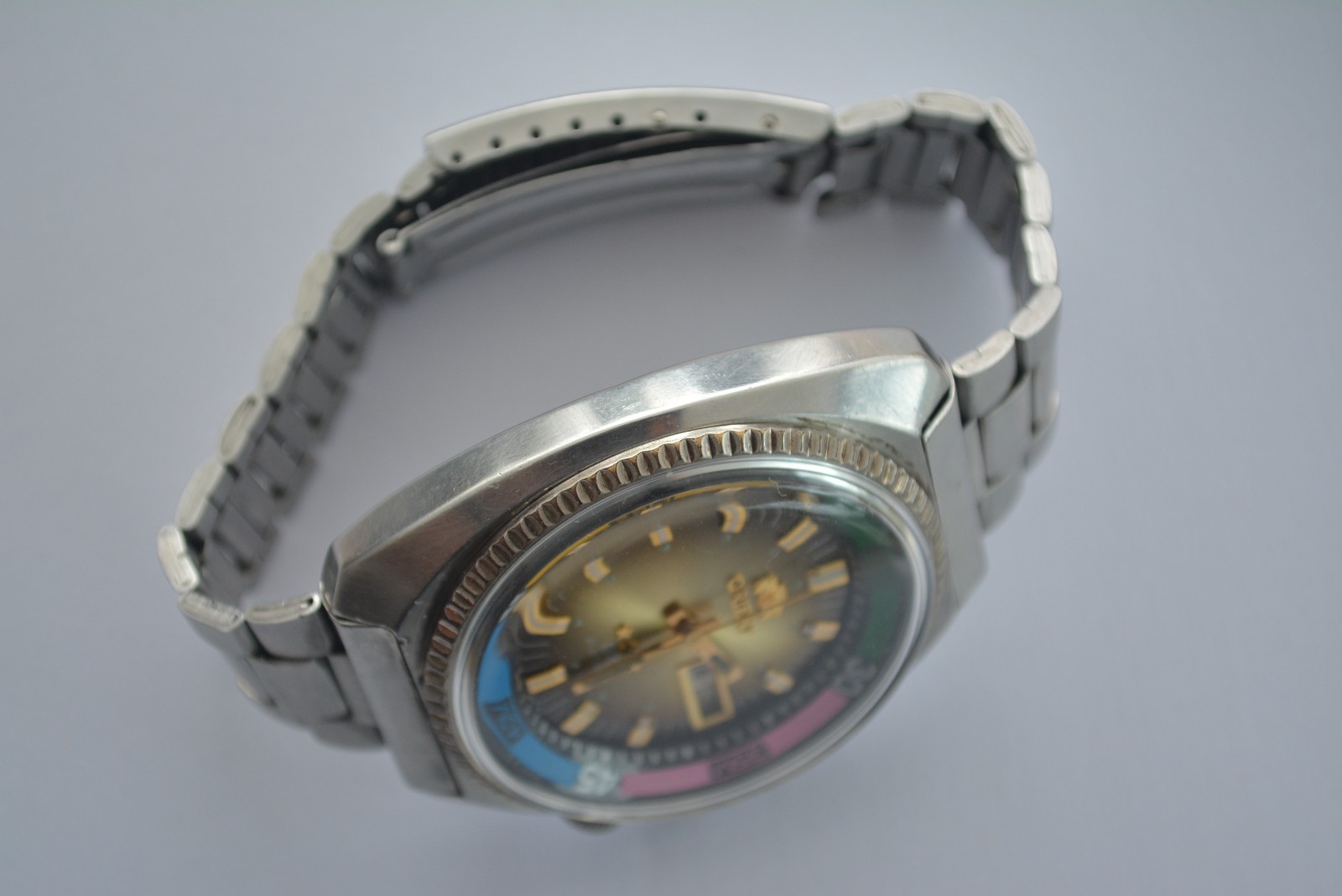 Japan Automatic Watch Orient watch 21 JEWELS Original Dial SK 80years vintage