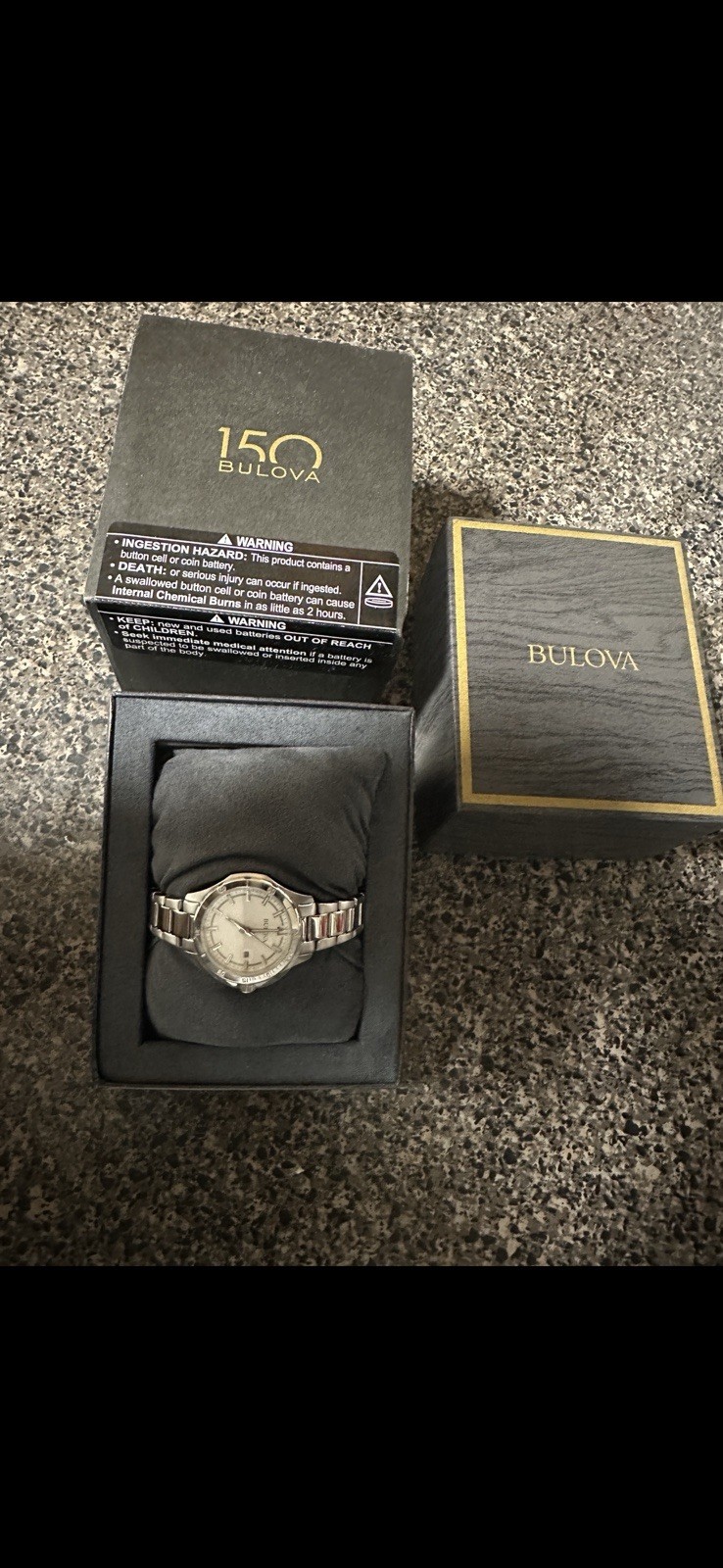 Women’s stainless steel Bulovo watch96M167-BULGEN-BOXBST41