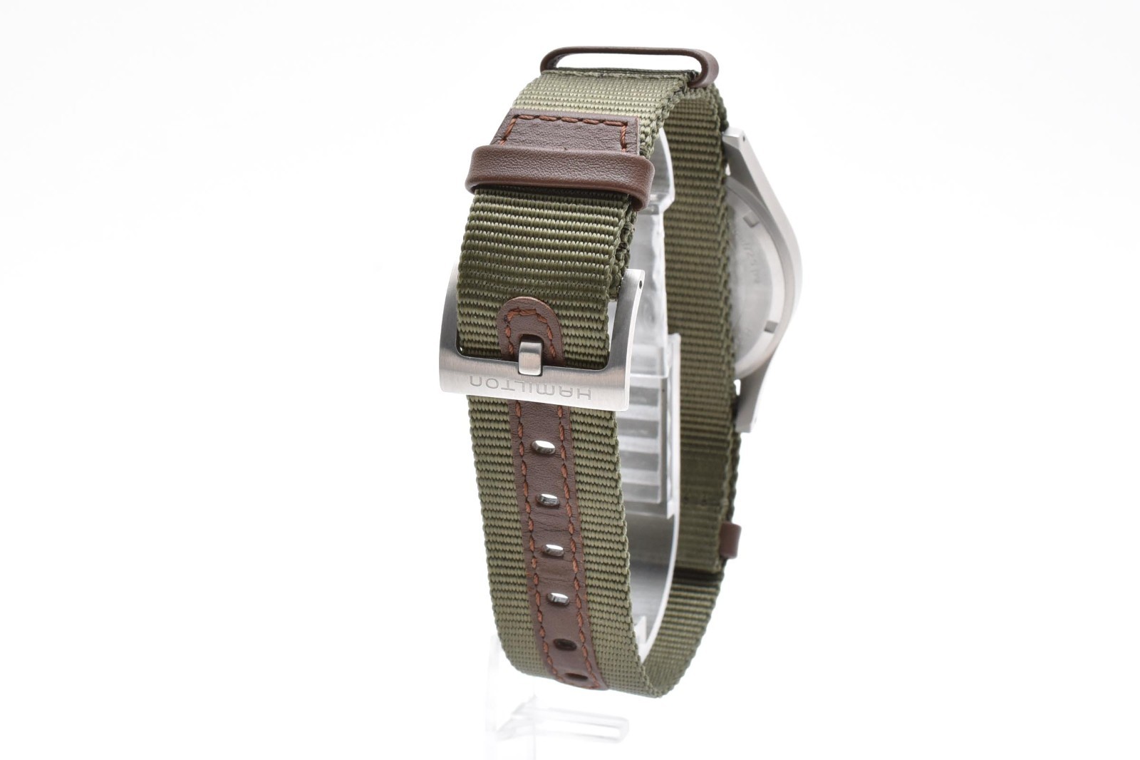 HAMILTON Khaki Field Mechanical 38mm Black Dial Full Set Box & Extra Strap