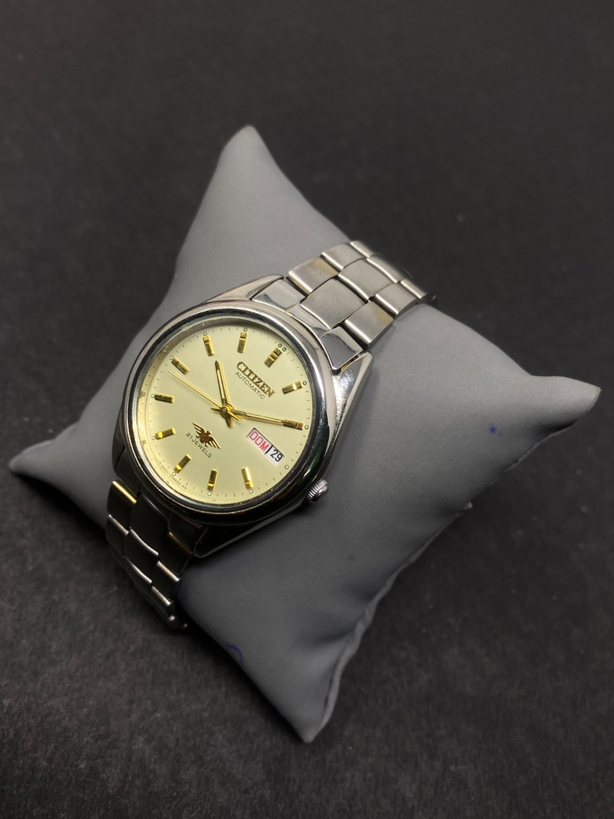 Vintage Citizen Automatic 8200A Japan Movement Day-Date Men’s Wrist Watch