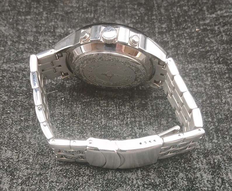 Accurist Skymaster MB929B Chronograph Alarm Quartz Watch Working U1S5