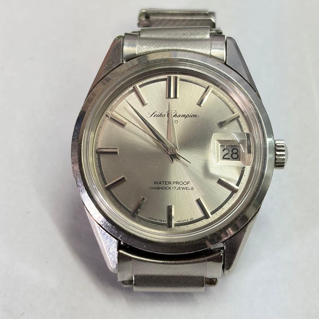 Seiko Champion 860 Strap Hand Wound Watch 17 Jewels 7622 9010
