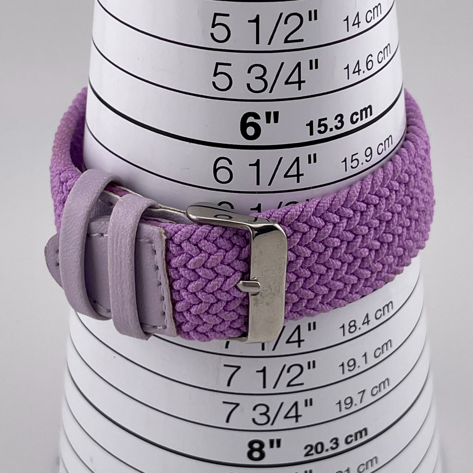Geneva Womens Watch 39mm Case Purple One Piece Nylon Strap Quartz Analog