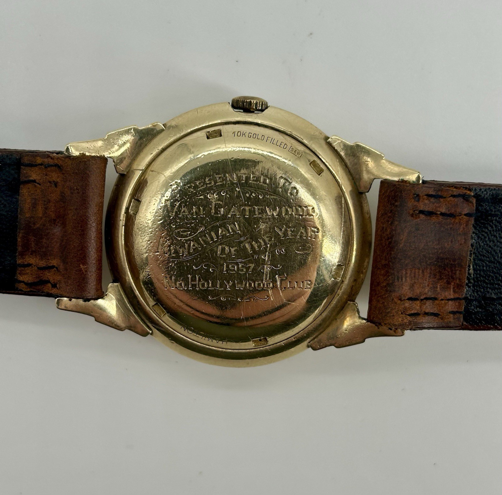 Vintage Hamilton K-403 Automatic 17J Cal 661 34mm 10K GF Original Dial Runs