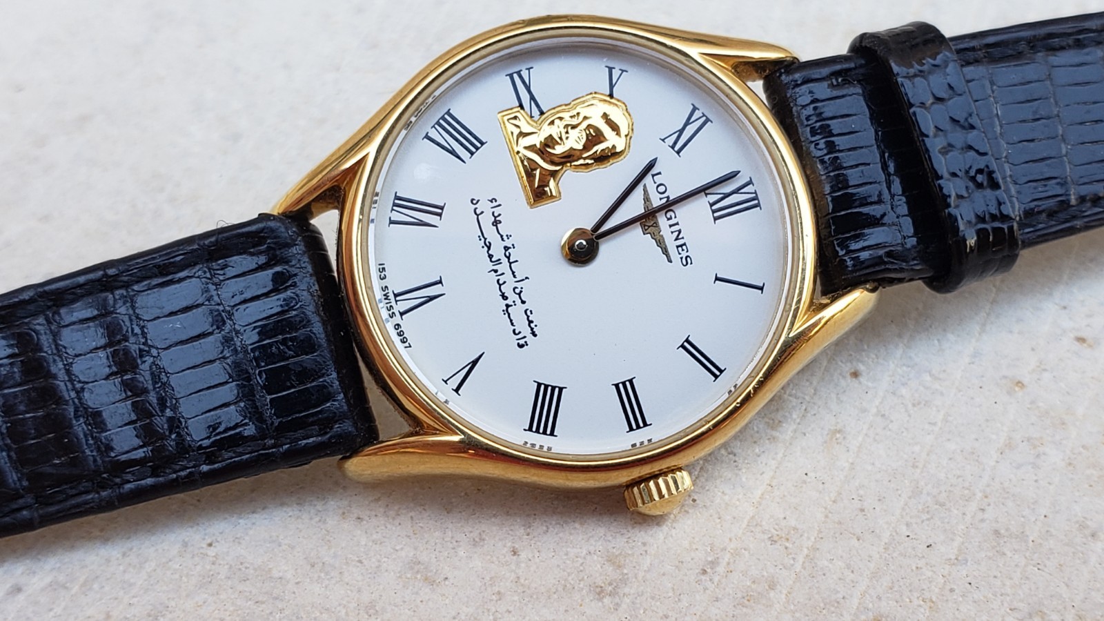 Rare Longines Saddam Hussein Of Iraq 🇮🇶 23mm Ladies Quartz Watch
