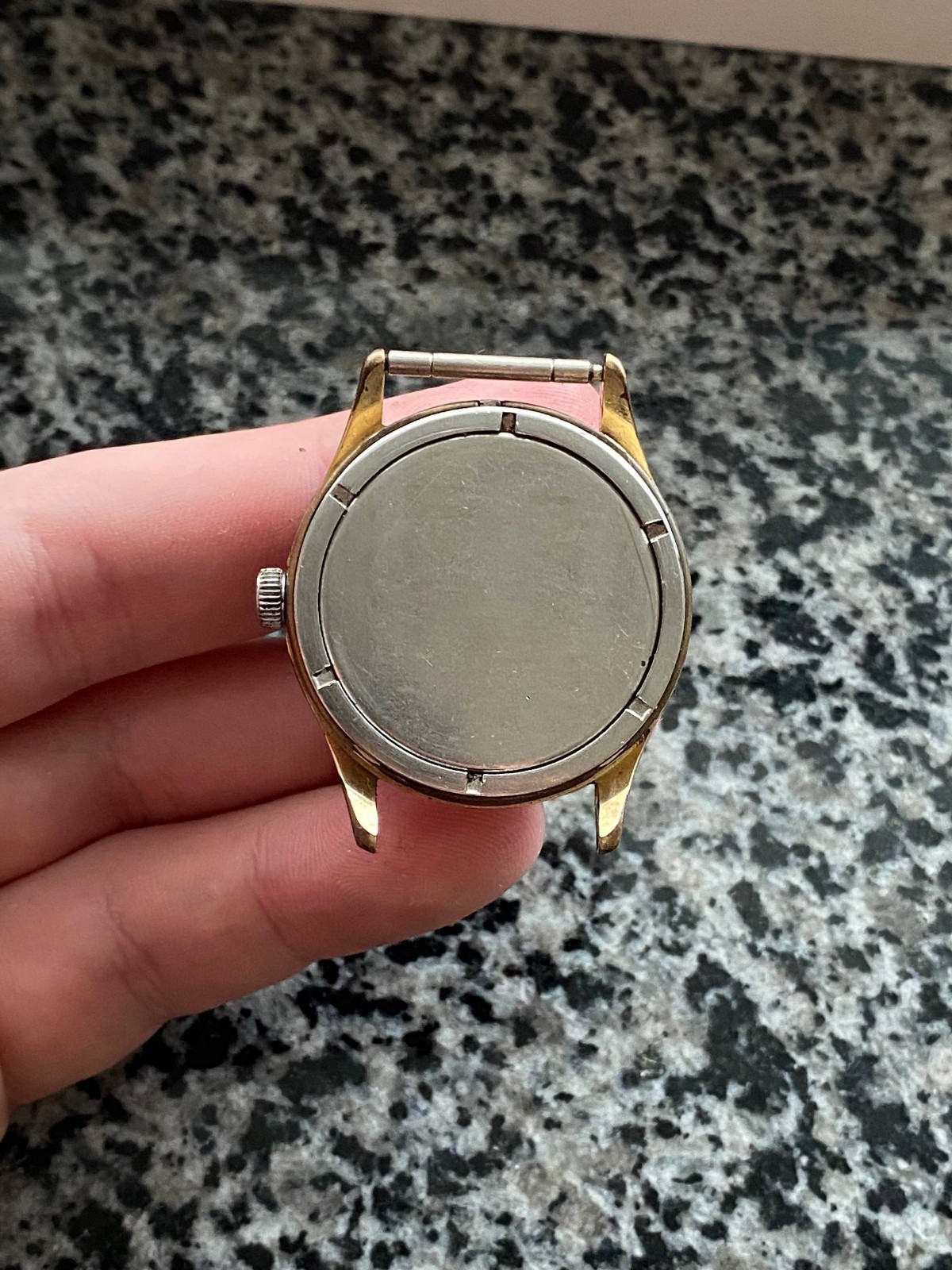 V intage Rare Wostok Watch Soviet USSR mechanical Wristwach Gold Plated AU