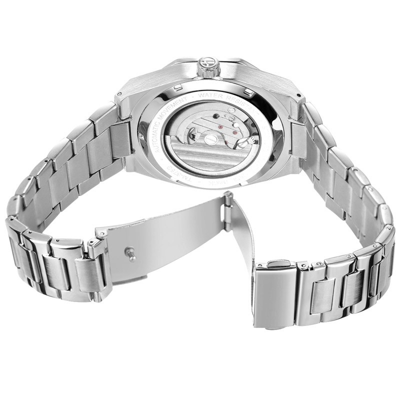 Luxury Men’s Automatic Mechanical Self-wind Waterproof Octagon Shape AUTO Watch