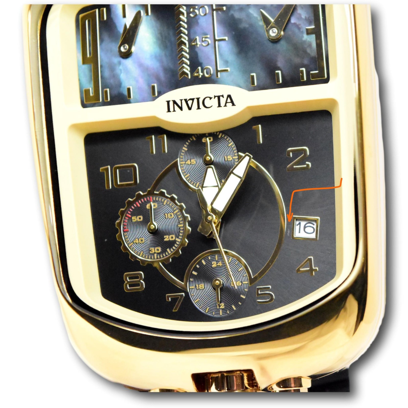 Invicta S1 Rally Dualshift Men’s 42mm MOP Dial Triple Time Chrono Watch 49635
