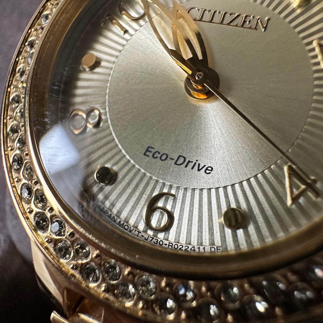 CITIZEN FE2082 51P Gold Silhouette Crystal