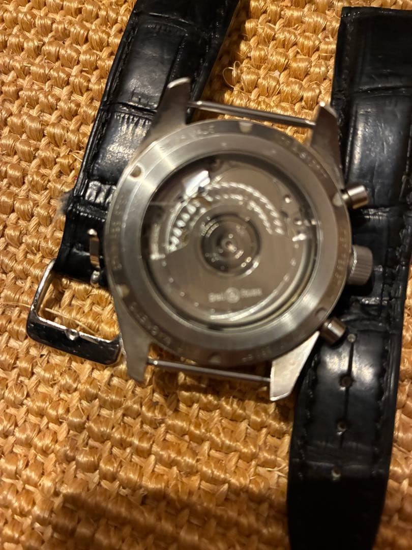 Bell & Ross Vintage 126 Automatic Chronograph Black Dial Men’s Watch used Japan