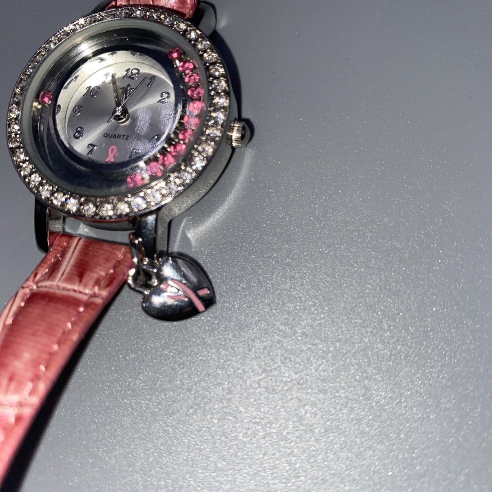Breast cancer Awareness Watch Woman Quartz Pink