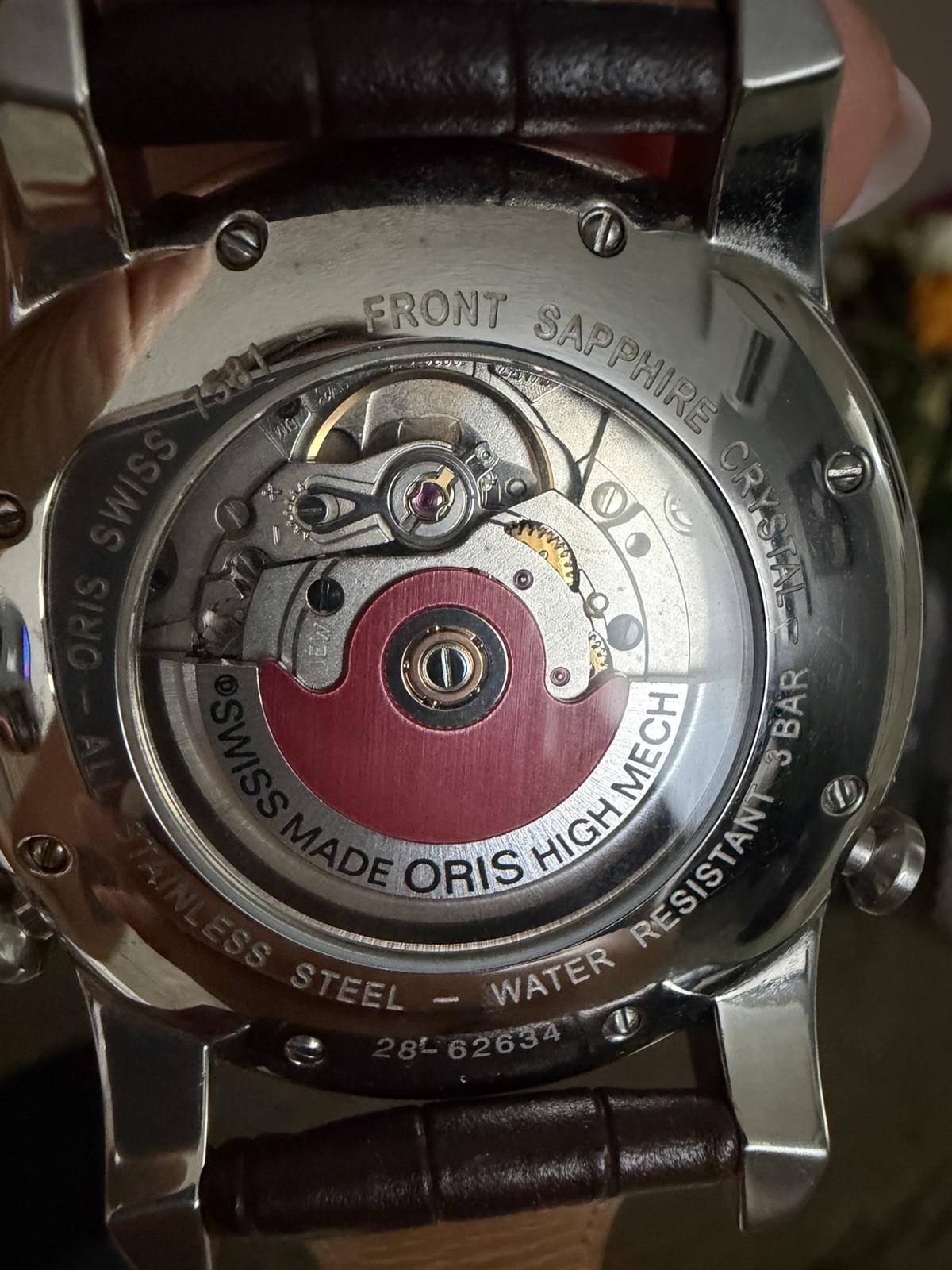 Oris Worldtimer Automatic Silver/Gray Dial Leather/42 mm Comes with Two Straps