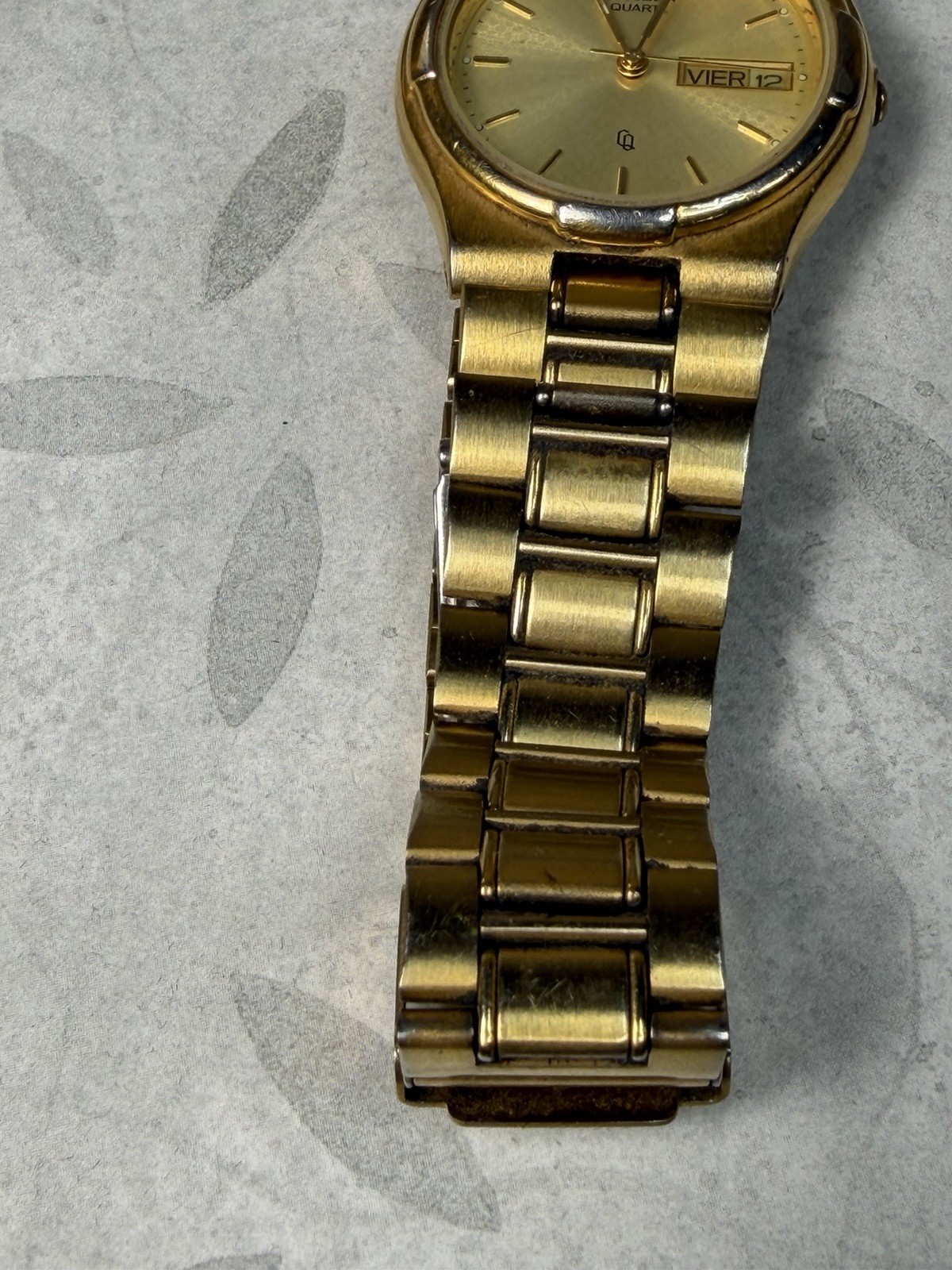 Citizen Quartz Men’s watch 6101-S05822 Bilingual (German/English) gold-tone YP