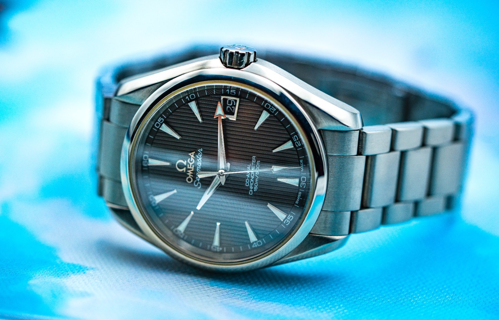 OMEGA Seamaster Aqua Terra 39mm Grey Dial Automatic Watch
