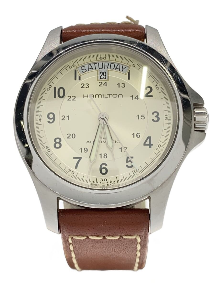Hamilton Khaki King H644550 40mm Automatic Day Date Men Watch Good Condition