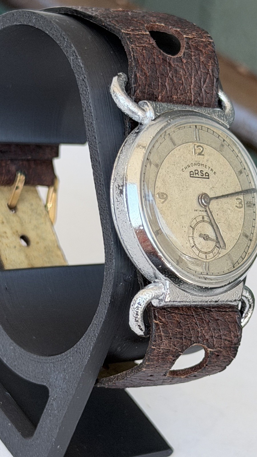 Arsa Chronometer 31mm Vintage 1940s Manual Winding Small Seconds