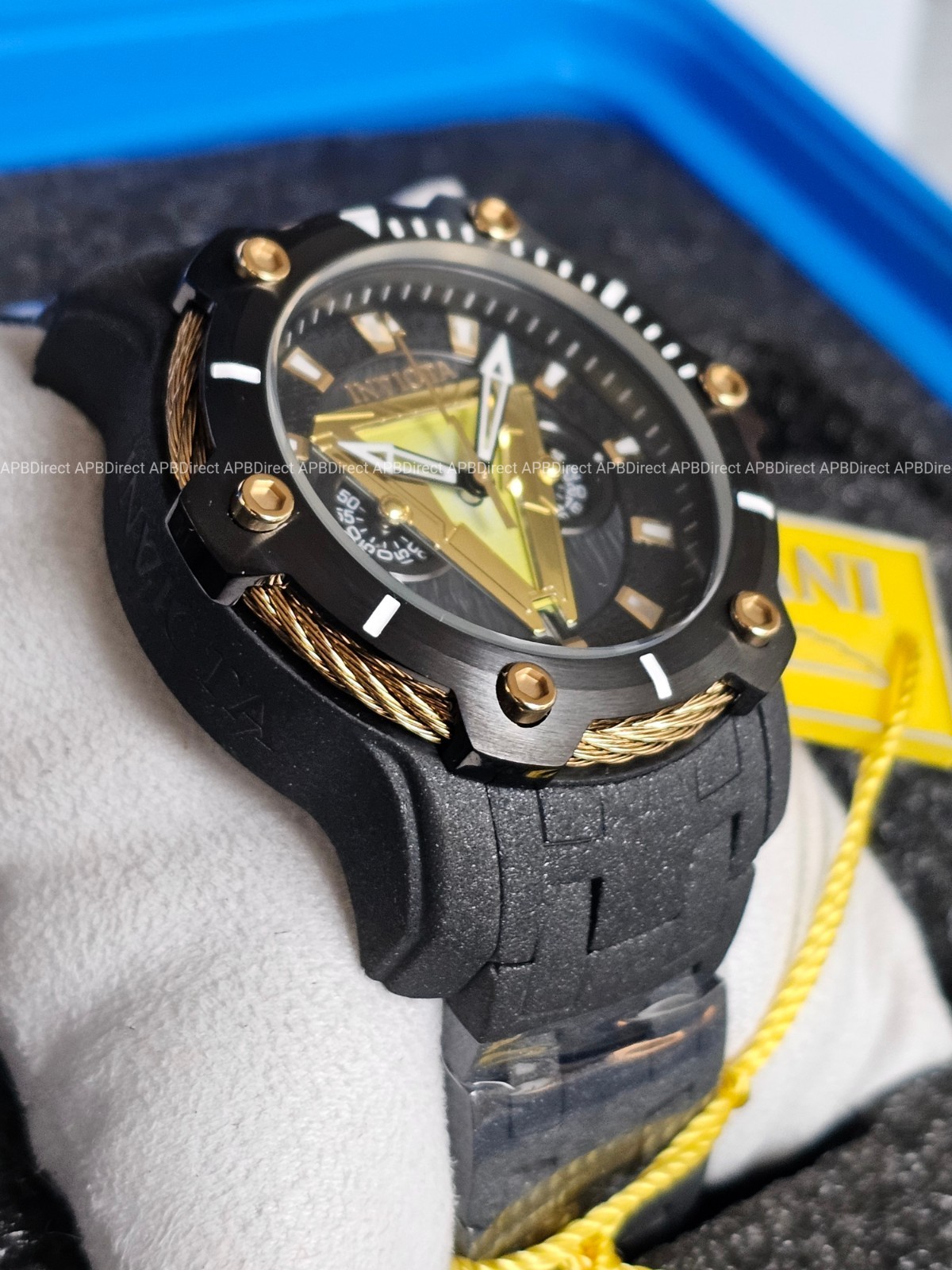 Invicta – DC Comics #127 BLACK ADAM – SAND BLASTED – Limited Ed – mens watch