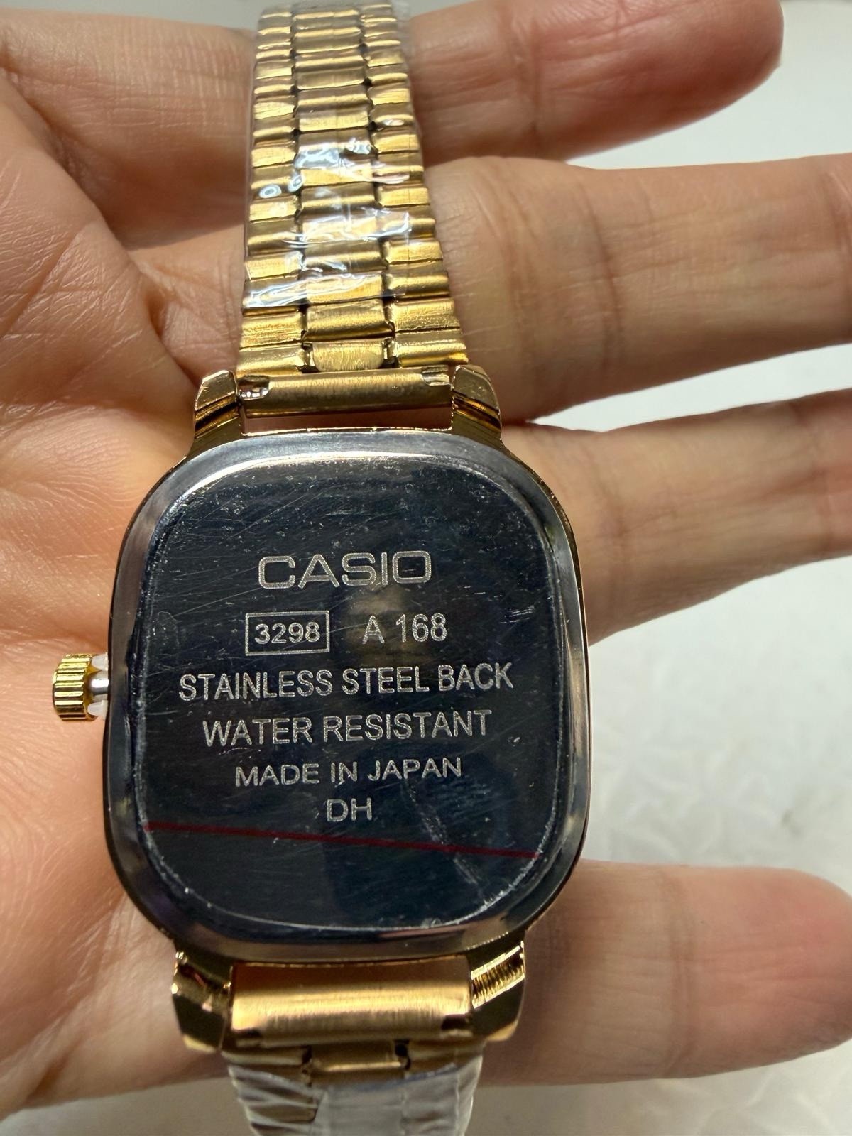 Classic Casio A168 Stainless Steel Waterproof Rare Find Classic Fashion Watch