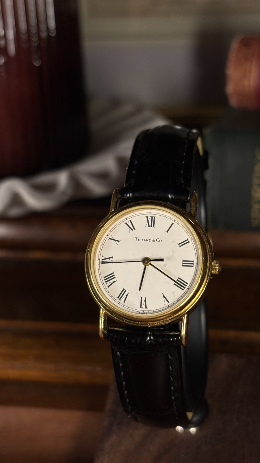 Vintage Tiffany & Co Swiss Dress Watch with Original Box & Full Overhaul 2000s