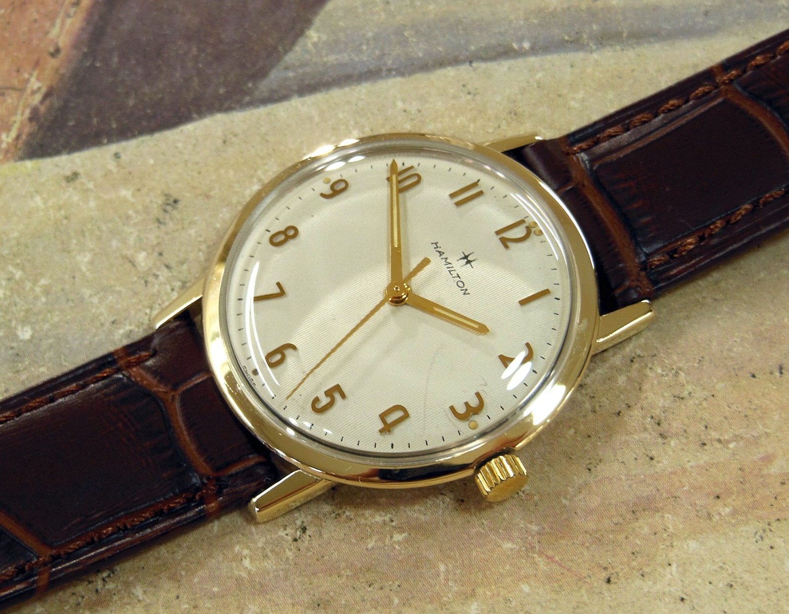1960’s Vintage HAMILTON Manual Wind , Stunning Dial, Serviced with warranty