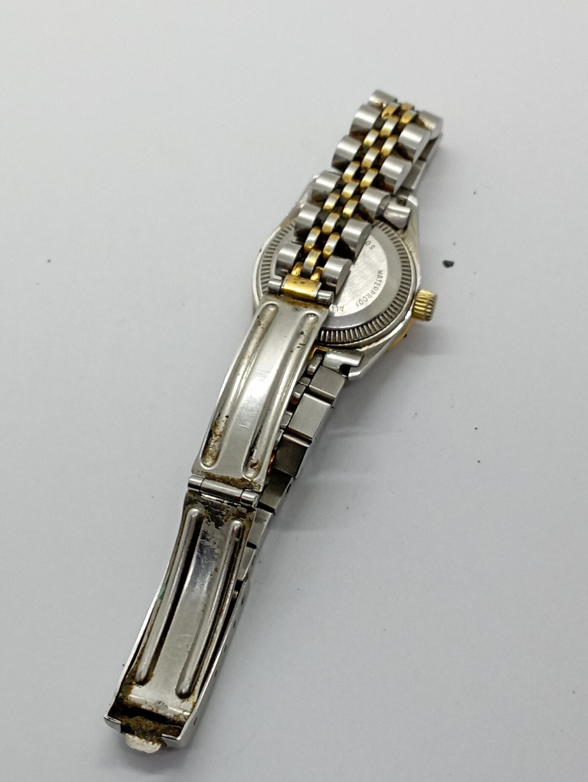 Vintage CATENA DIVER AUTOMATIC DATE JUST CROWN on Screw Original Bracelet Watch!