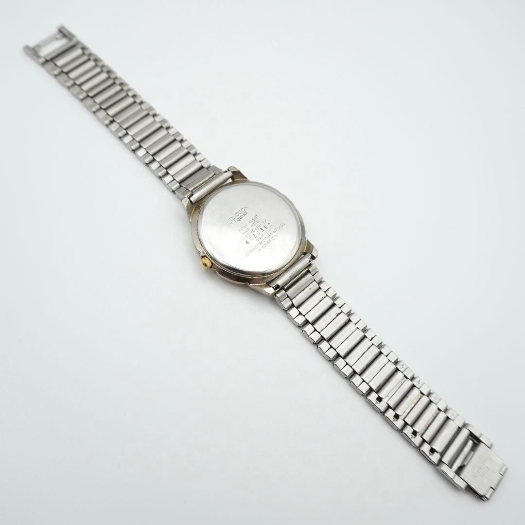 Citizen Junction 6185-K04891 Moon Phase Quartz Mens Square Watch Japan
