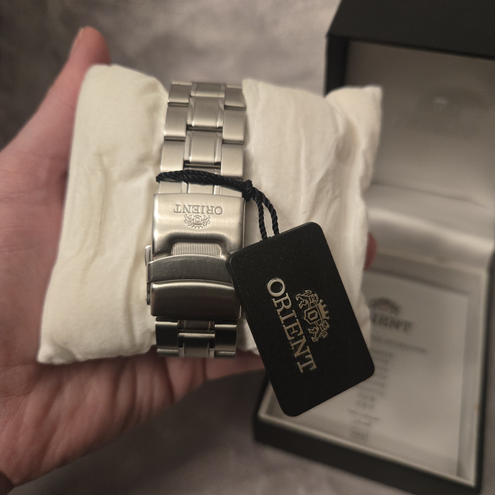ORIENT Automatic AA02-C8-A Black Dial Men`s Watch Water Resist 200. Excellent.