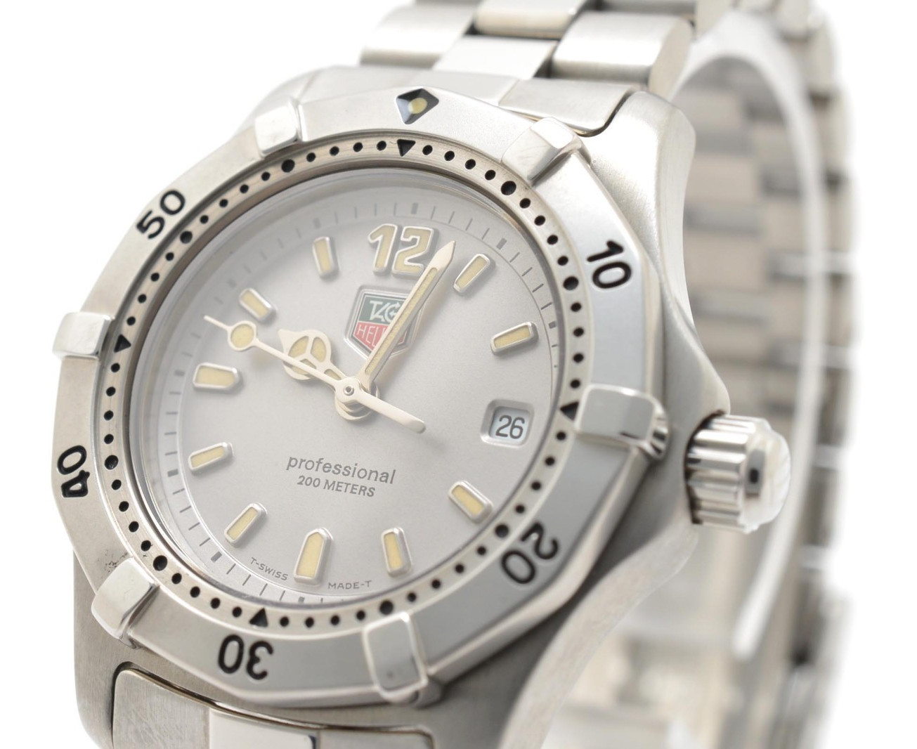 [NEAR MINT] TAG Heuer Professional 2000 WK1312 Silver Ladies Quartz QZ Watch