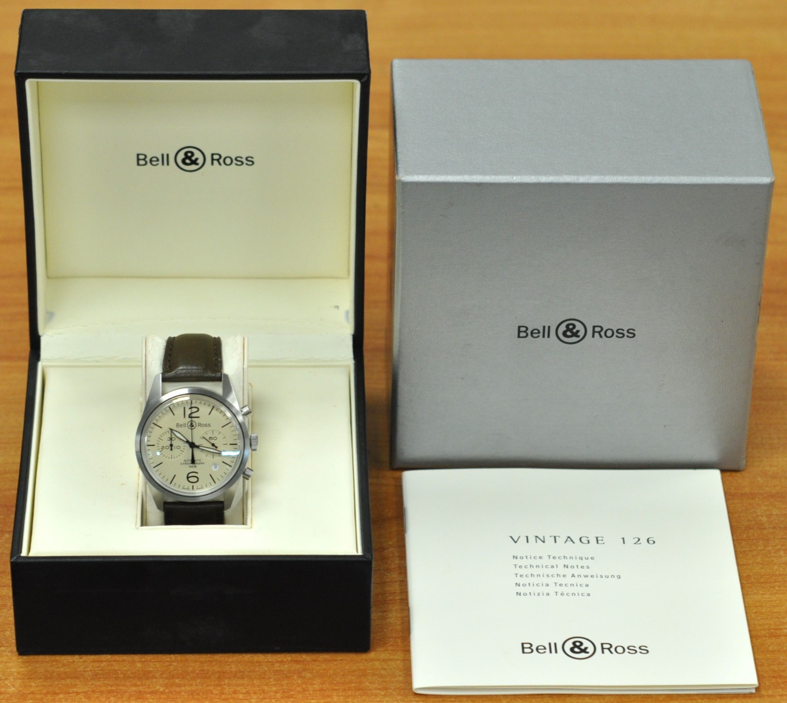 Bell & Ross Vintage Chronograph BR126-94 (c2022) +Box