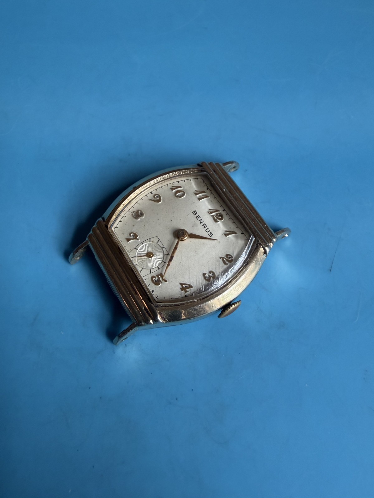 Vintage Benrus BB 13 Swiss 15J 10K GP Watch – Running – Parts Repair