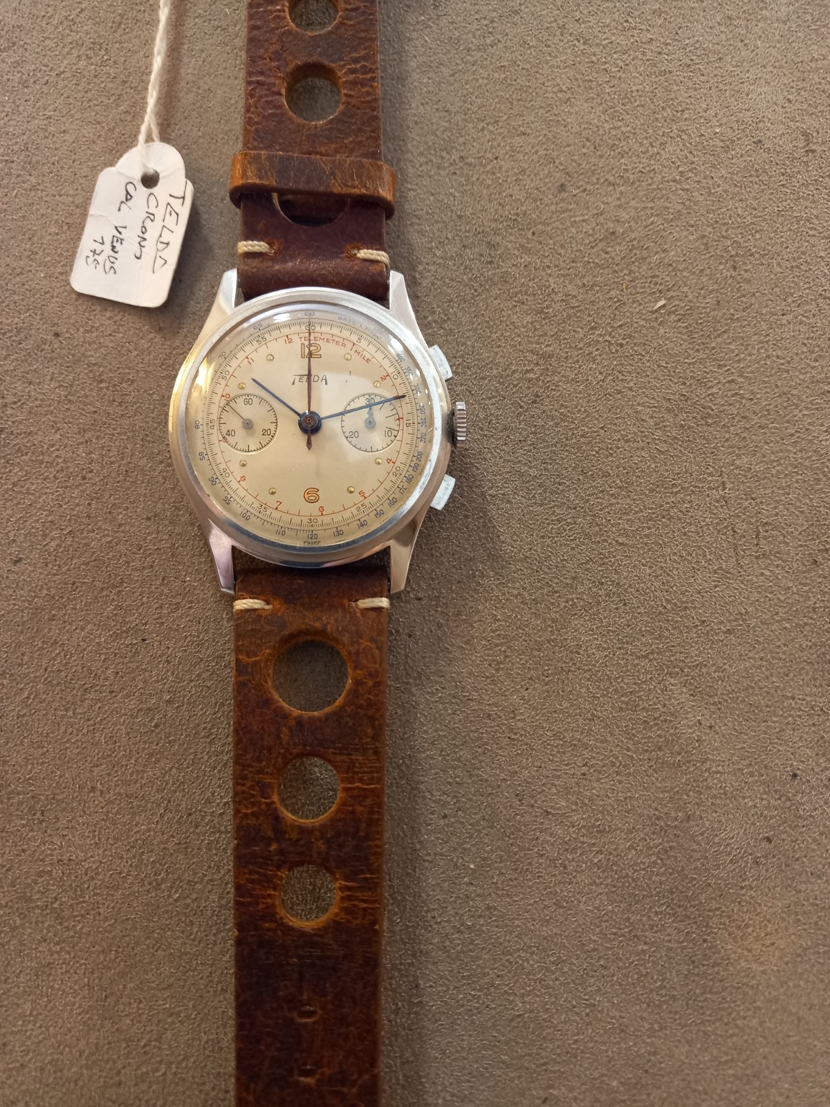 Venus 175 Telda Chronograph 1950s/60s