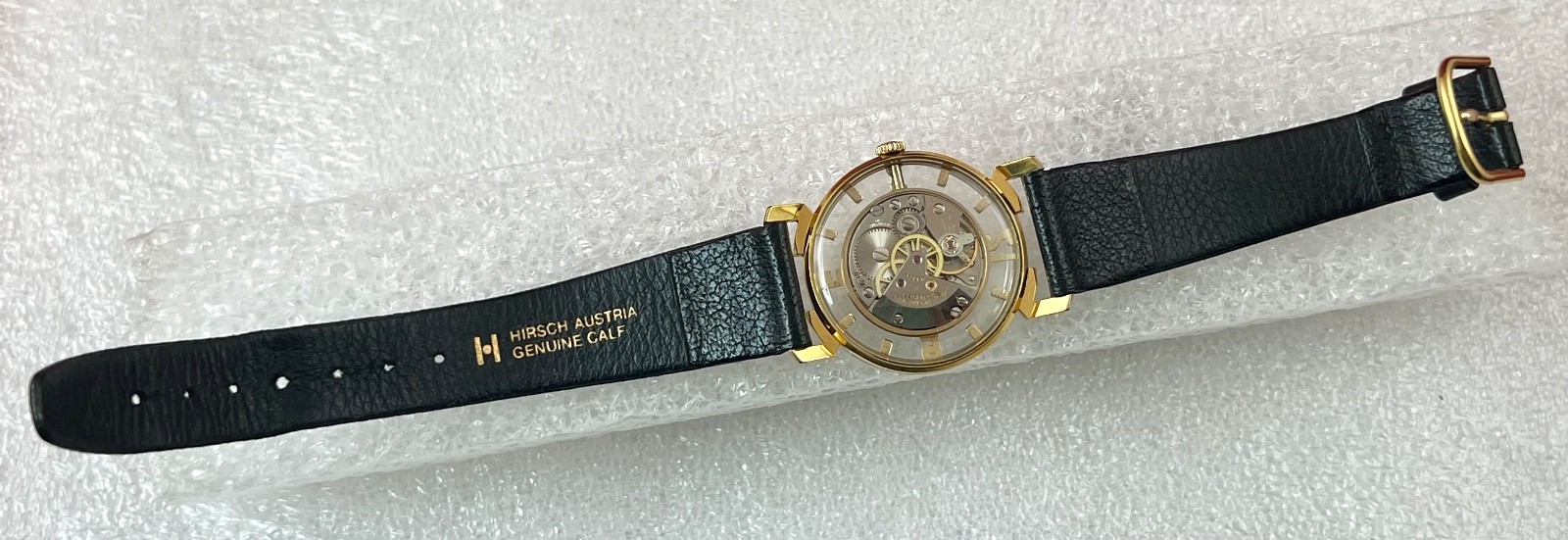 BOREL / SYNCHRON COCKTAIL WATCH BLOOMING FLOWER MYSTERY DIAL, SKELETON 17J SWISS