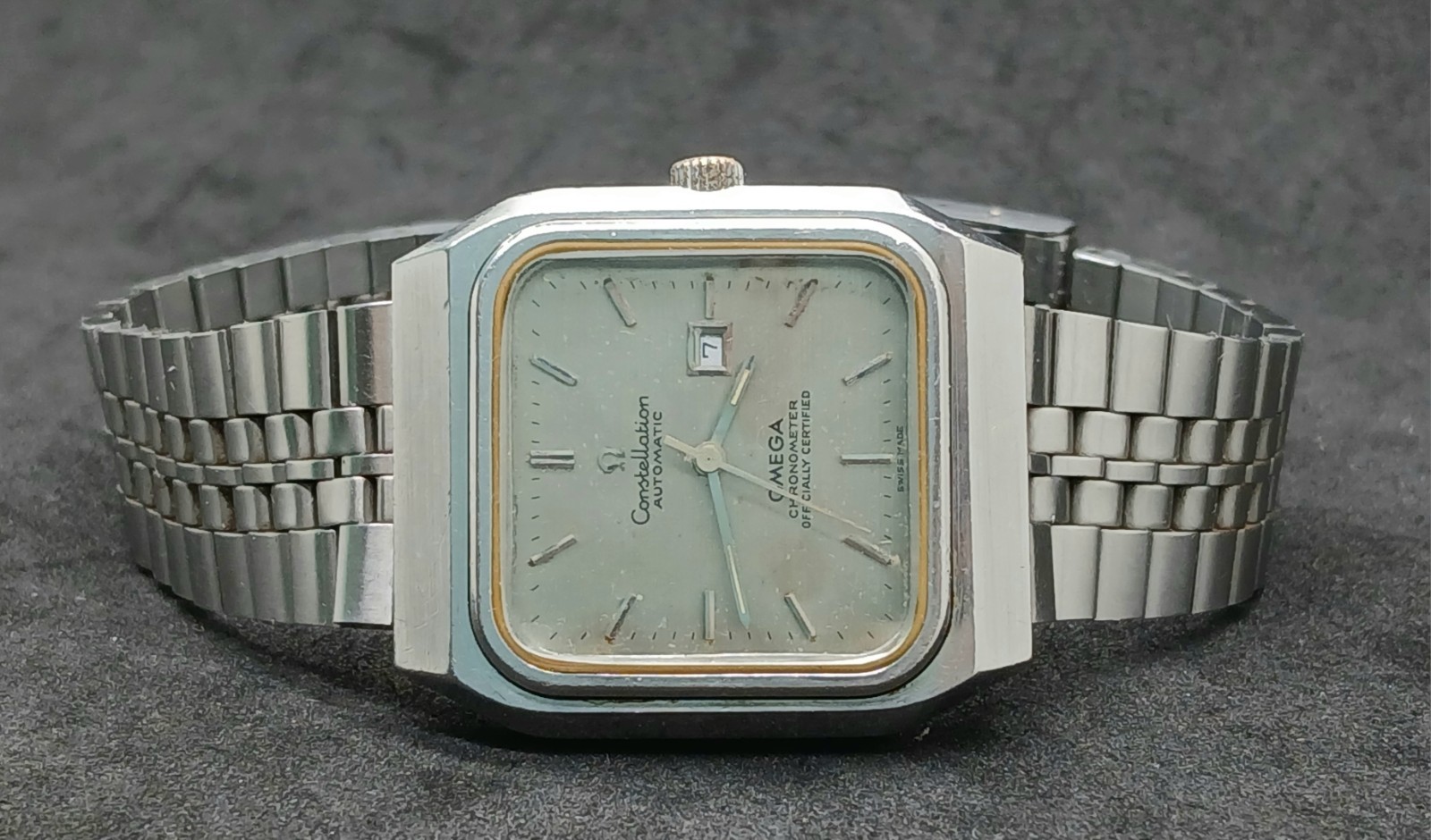 Vintage Omega Constellation Automatic Ref. 168.0062 Diameter 33×37 mm, Working.