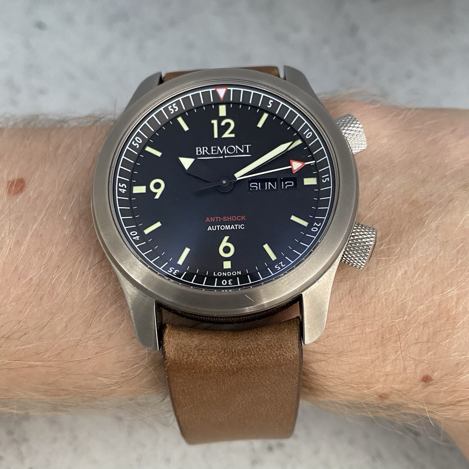 Bremont U2/SS Day/Date Automatic Quickset Martin Baker Watch – Full Set – 2011