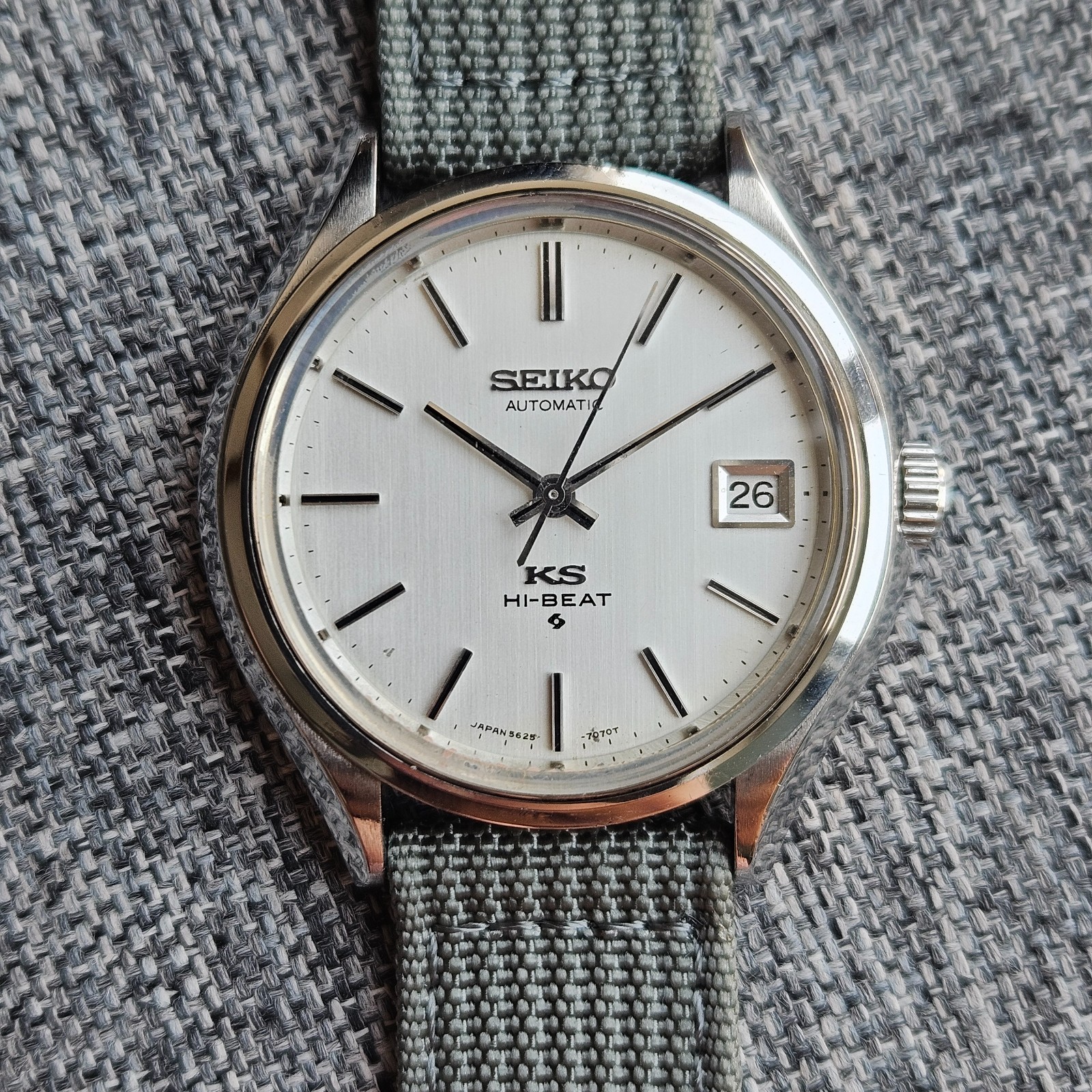 Vintage King Seiko 5625-7120 Hi-Beat 25 Jewels Automatic