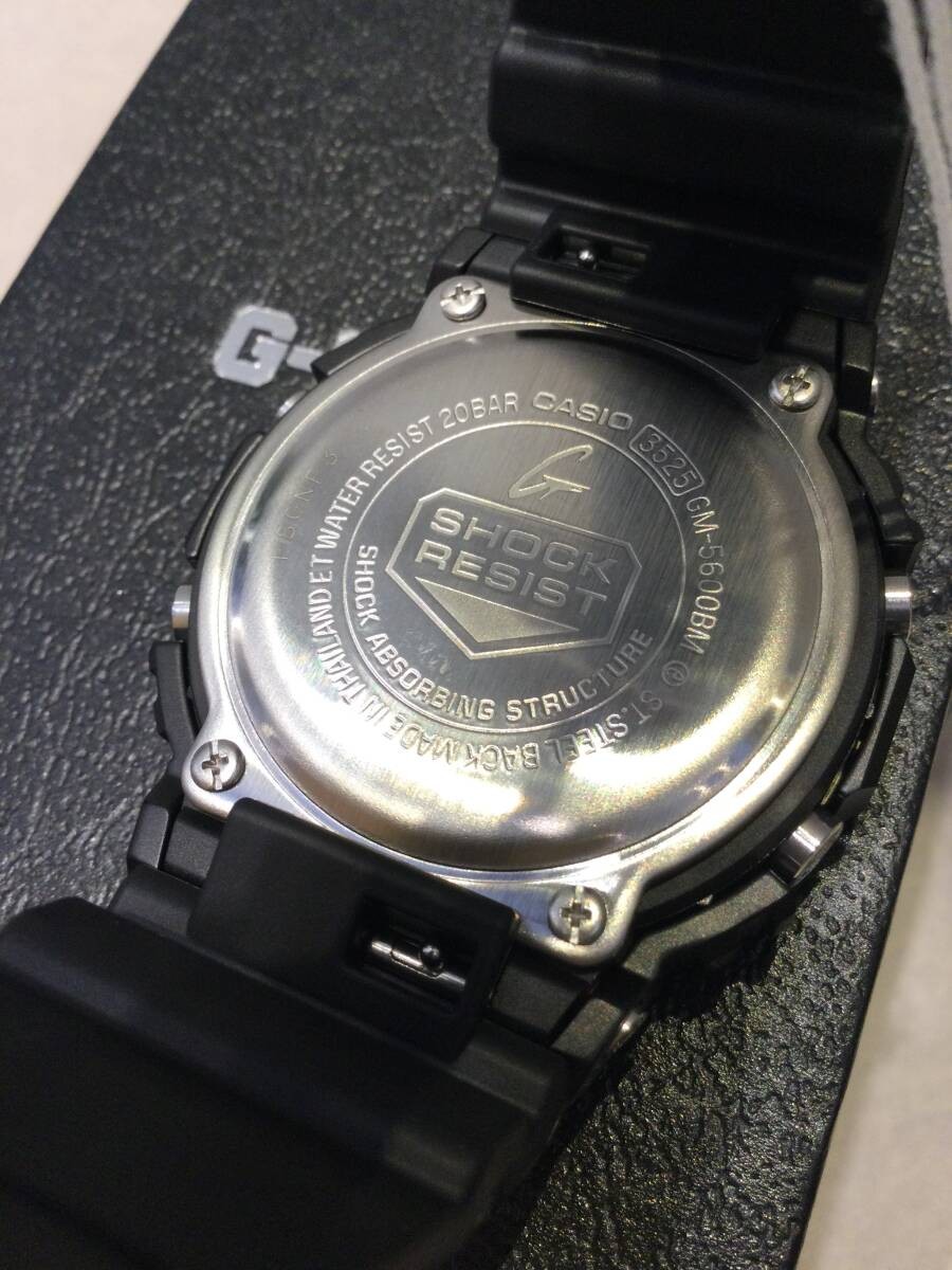 [New] G-SHOCK GM-5600BM-1JF Watch Silver Black ☆ Unused