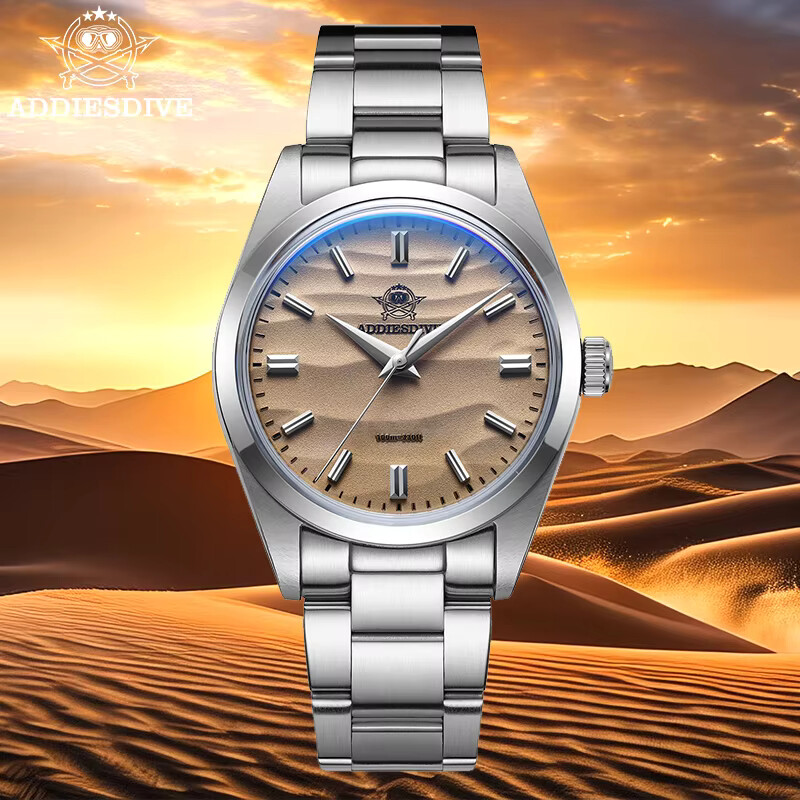 ADDIESDIVE Men’s Quartz Dial Watch 36mm 100m Waterproof