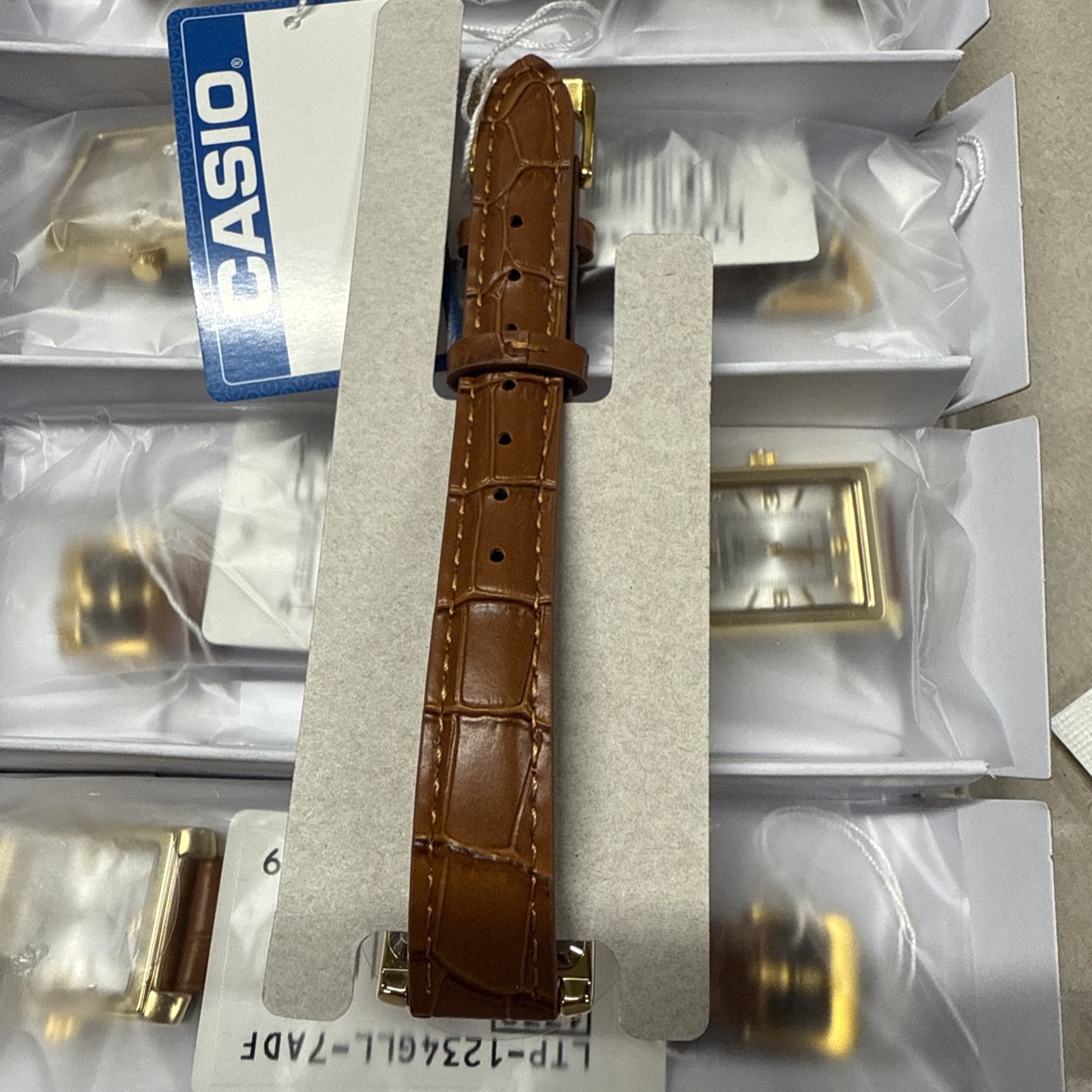 CASIO LTP-1234GLL-7A Women Classic Japan Quartz Analog Watch Genuine Leather