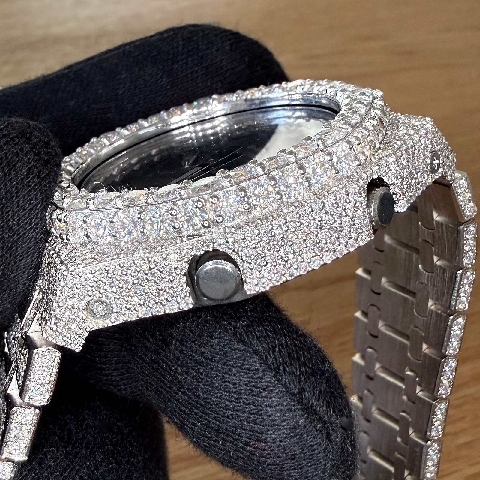 32CTW Authentic Casio G Shock GA2100 VVS1 Moissanite Bust Down Watch