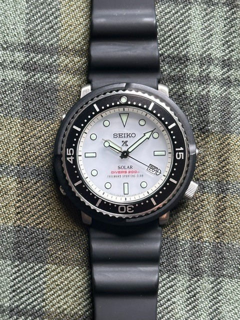 New SEIKO Prospex V147-0CK0 STBR033 200M SOLAR Men’s Diver Watch