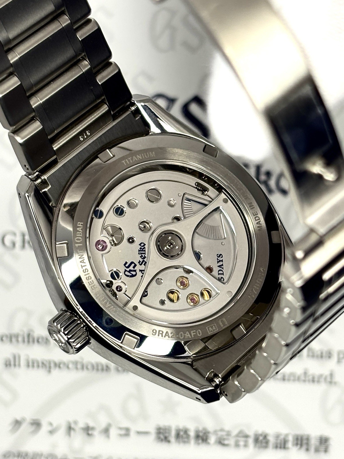 Grand Seiko Atera Valley SLGA025 Titanium 40mm 2026 Full Set Unworn