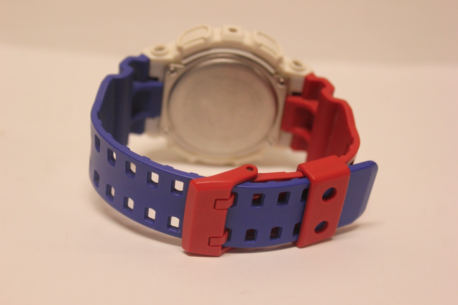 Casio G-SHOCK GA-120TRM Tricolor White Blue Red Ana-Digi Japan F4B8