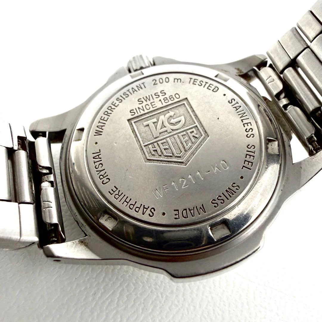 TAG Heuer Professional WF1211-K0 Quartz 1.42in 200m Date Watch